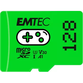 Cartão de memória Emtec 128GB MicroSDXC UHS-I ECMSDM128GXCU3G