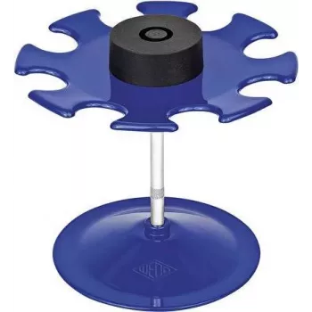 Suporte para carimbos WEDO 64 803 azul metal 100 mm para 8 carimbos