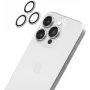 Proteção de anel para câmara LAUT PRIME GLASS para iPhone 16 Pro / iPhone 16 Pro Max, transparente, vidro temperado