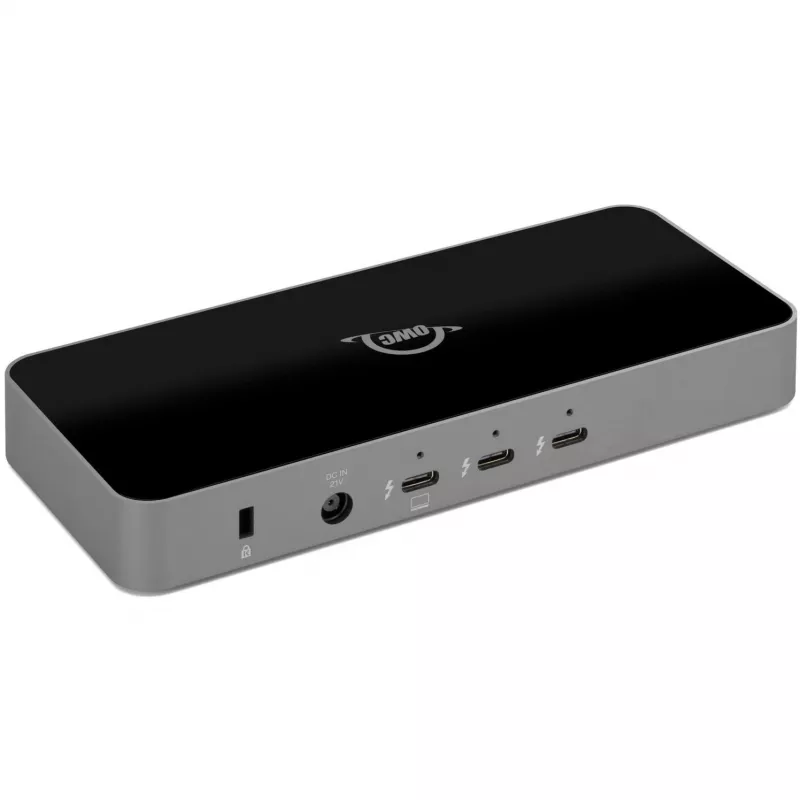 Thunderbolt 5 Hub, docking station cinzento/preto, Thunderbolt 5, USB-A