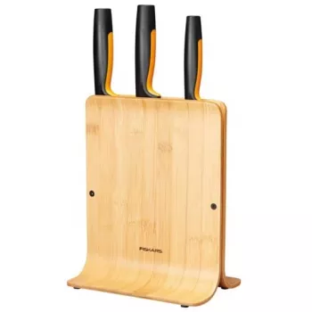 Fiskars Functional Form Bloco de facas de ranhura 4 peças