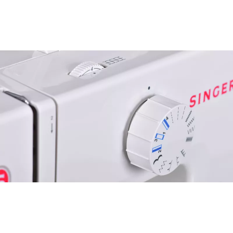 Singer | Promise 1408 | máquina de costura | número de pontos 8 | número de casas de botão 1 | branco