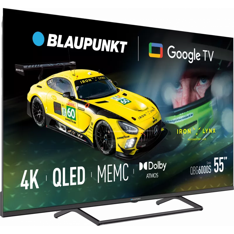 Blaupunkt televisor QLED | 55QBG6000S | 55 | Smart TV | Google TV | preto