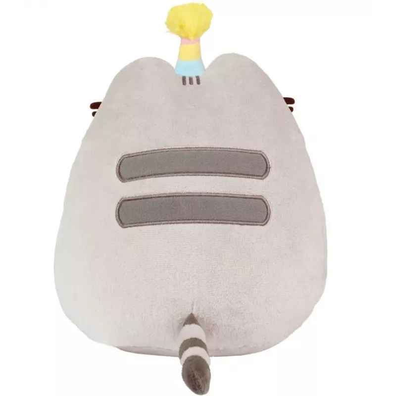 Peluche Pusheen da Pusheen — chapéu de aniversário de 24 cm com bolo de peluche