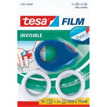 Fita adesiva tesa INVISIBLE mate 19,0 mm x 10,0 m 1 conjunto (57857-00000-02)