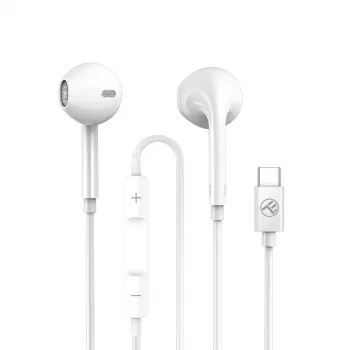 Headset In-Ear Tellur Basic Urbs Type-C Branco