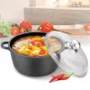 Panela com tampa Maestro MR-4624C 24 cm 4 l preta