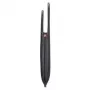 Bolsa em pele BlackBerry - capa para telemóvel - pele genuína - preta - para BlackBerry Q5