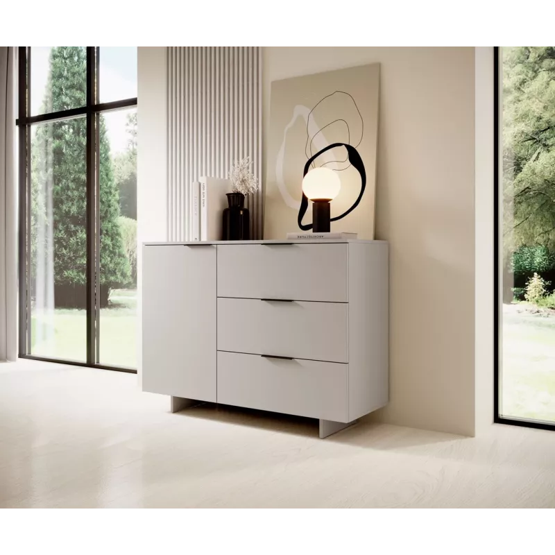 Cómoda Cama 1D3S ALMA 120x41,5xH90 caxemira