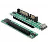 Adaptador de cabo DeLOCK 61987 SATA 22p para IDE 44p preto/verde