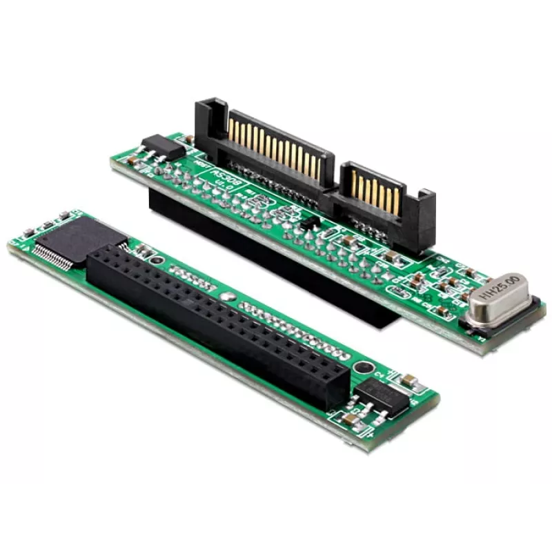 Adaptador de cabo DeLOCK 61987 SATA 22p para IDE 44p preto/verde
