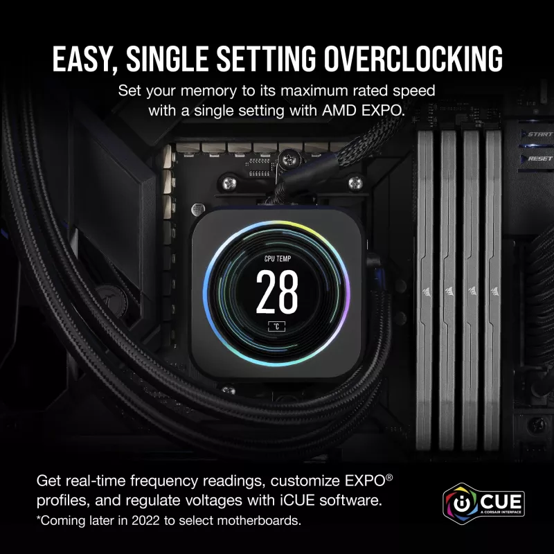RAM Corsair D5 6400 32GB C30 Vengeance K2 2x16GB 1.4V (CMK32GX5M2B6400Z30)