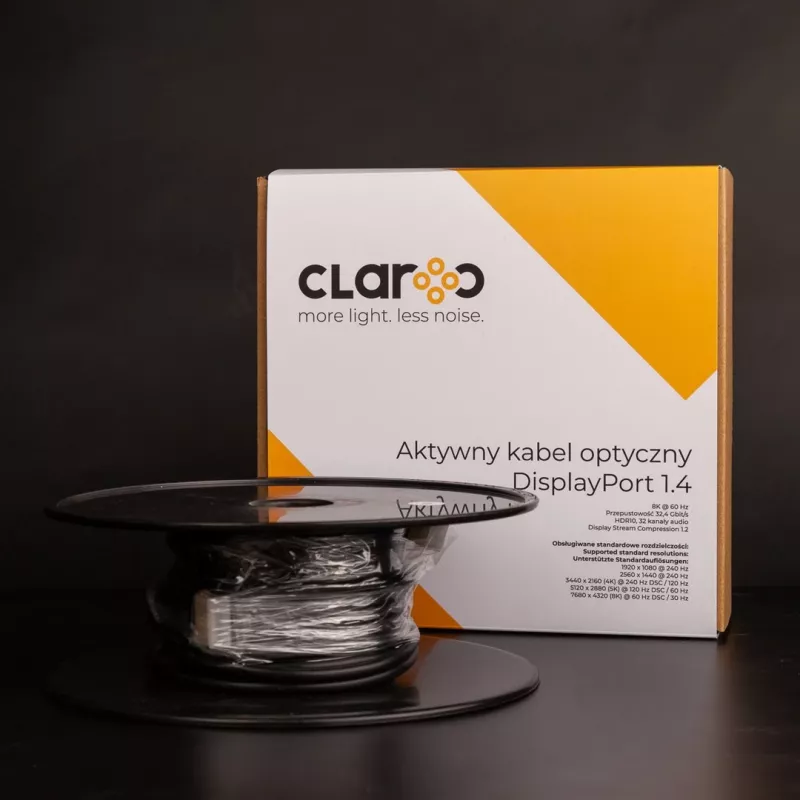 Cabo DisplayPort 1.4 Claroc CLAROC-DP-14-30M 30 m 8K