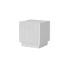 Mesa de cabeceira Cama 2 unid. LIVERTI 45x42x47 cm branco MDF/aglomerado