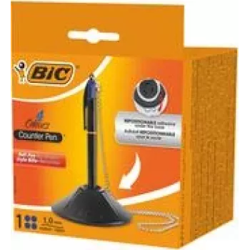 Caneta esferográfica retrátil BIC 527507 azul médio 1 unidade preto