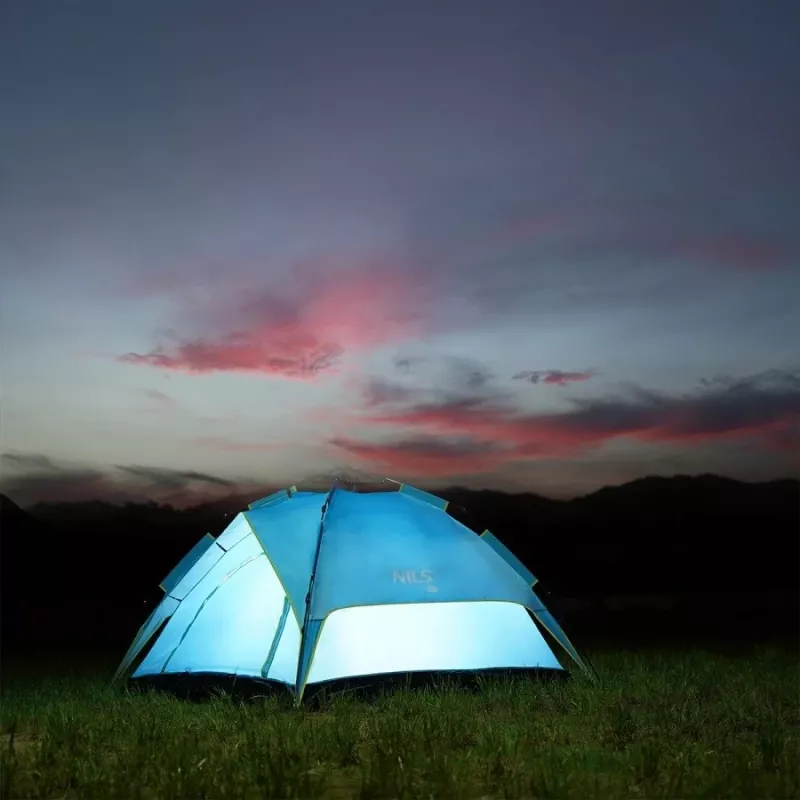 Tenda Shadow NILS Camp NC7819 para 3 Pessoas Azul