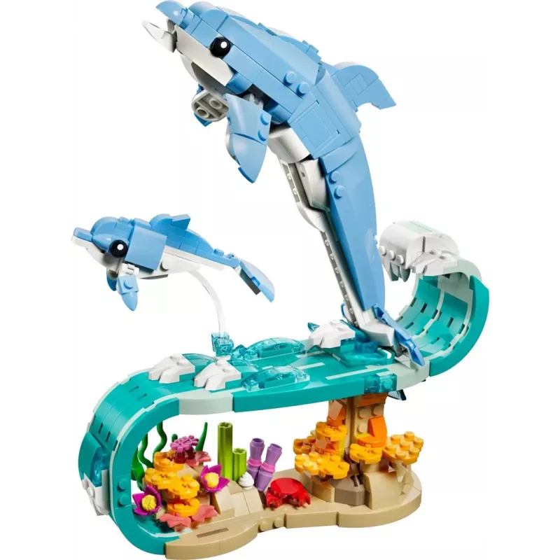 LEGO CREATOR 3 EM 1 31385 Animais marinhos: Golfinhos maravilhosos