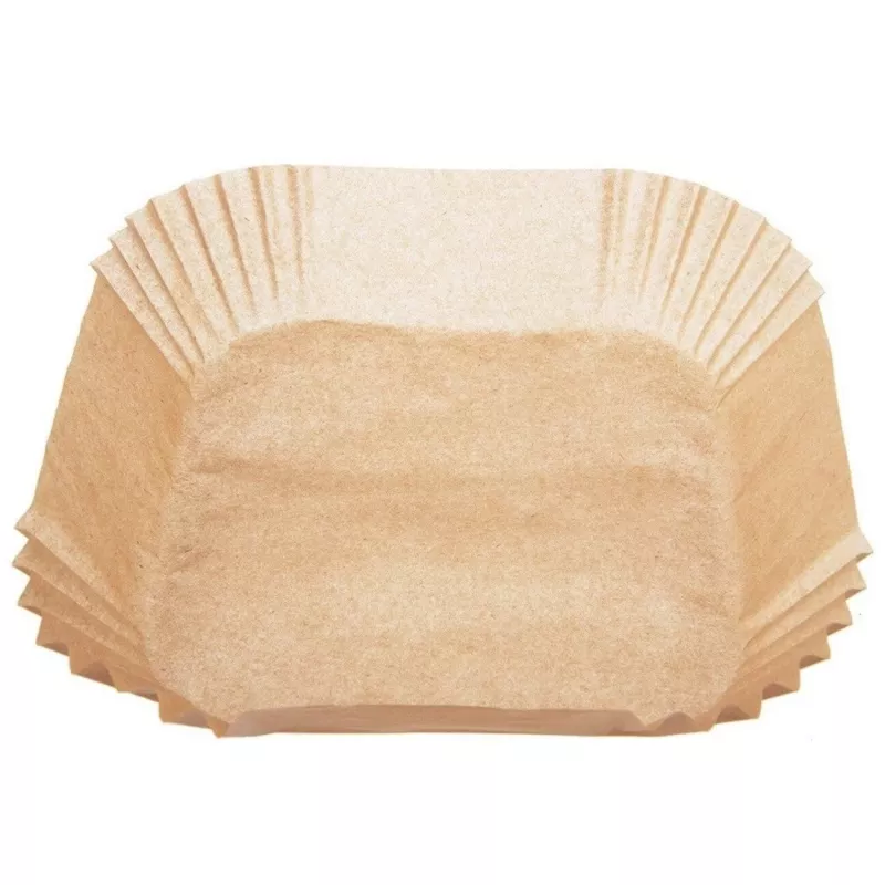 Forros de papel para fritadeira 16×16 cm (50 unid.) para fritadeira de ar quente / fritadeira — No name