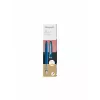 Caneta de tinta permanente Pelikan Jazz Noble Elegance P36 sistema de cartuchos azul prateado
