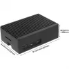 Caixa INTER-TECH para Raspberry Pi 5 — ODS-739 Design compacto