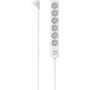 Extensão elétrica Hama, 6 tomadas, interruptor, 1,4 m, branco (00116078)