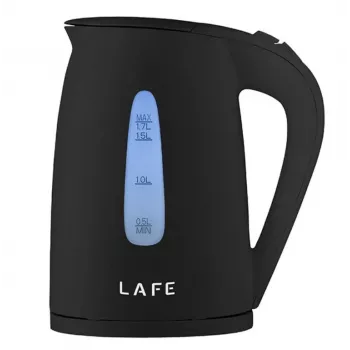 Chaleira elétrica LAFE 1,7 l 2200 W preta
