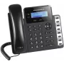 Telefone DECT Grandstream GXP1628 — telefone DECT de secretária/parede, LCD 132x48 px, alta-voz, 500 contactos, RJ-9 headset