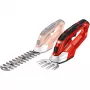 Tesoura de relva a bateria Einhell GE-CG 12 Li 12 V iões de lítio (Li-Ion) preto, vermelho, prateado