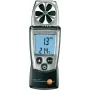 Medidor de fluxo de ar testo 410-1 (0560 4101) — anemómetro de hélice compacto para medição de velocidade do ar e temperatura