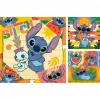 Puzzle infantil Ravensburger Disney Stitch — 3 x 49 peças, adequado para crianças