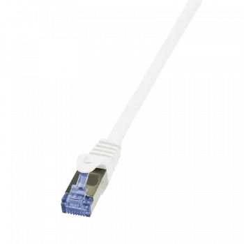Cabo patch LogiLink PrimeLine Cat.7 RJ-45 Cat7 0,25 m branco