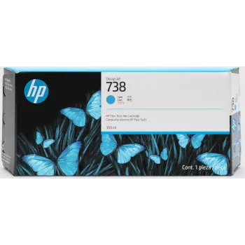 Cartucho de tinta HP 498N4A 738 preto compatível com impressoras HP, tinta de substituição preta