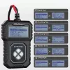 Testador de bateria digital Qoltec com LCD | Menu em polaco | 12V | AGM | GEL | STD | 30-220AH