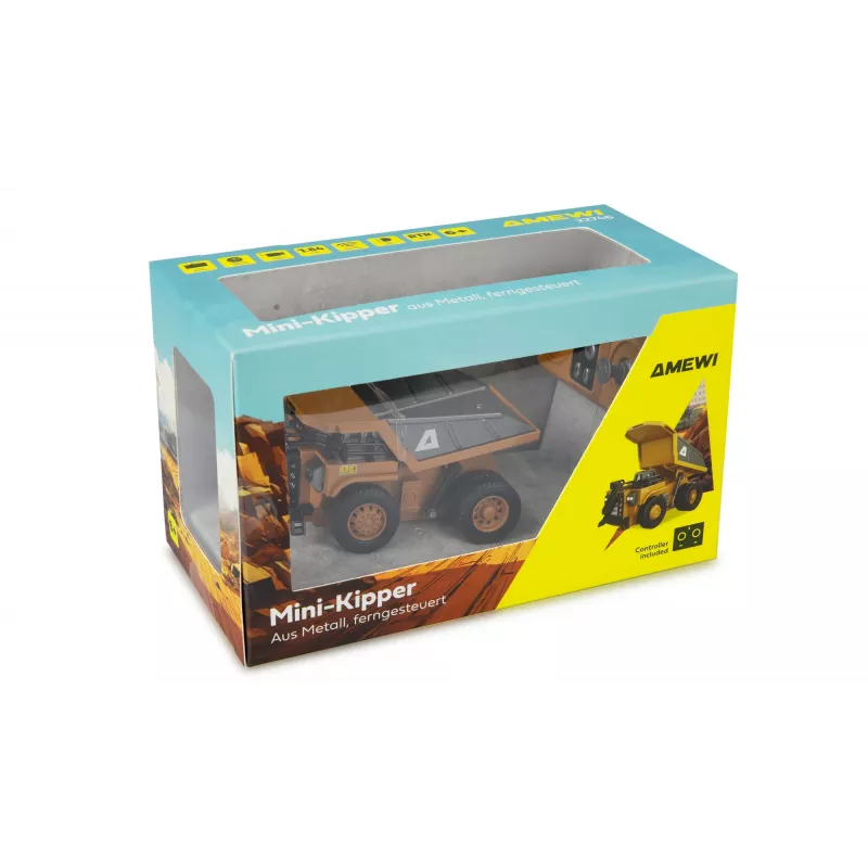 Carro modelo RC Amewi 22746, escala 1:64, motor elétrico, LiPo 200 mAh, para crianças a partir dos 6 anos