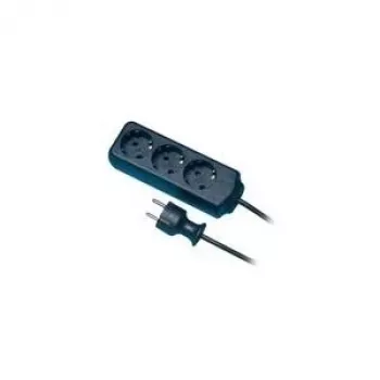 Distribuidor elétrico REV 0512247555 3 m 3 tomadas AC interior Castanho