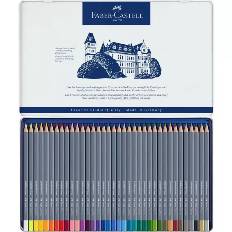 Lápis de cor Faber-Castell Goldfaber Aqua 36 unid.