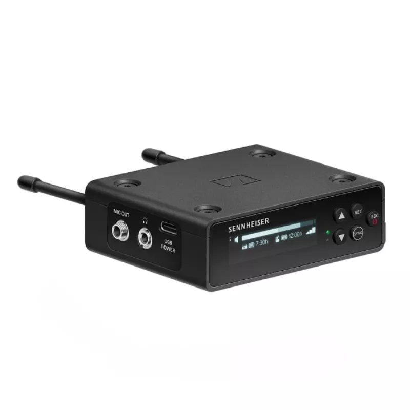 Sennheiser EW-DP ME 4 SET (R4-9) - Conjunto para câmara com transmissor miniatura e microfone ME 4 (direcional), 552-608 MHz
