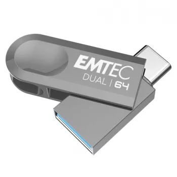 Pen USB Emtec 64 GB USB Type-A USB Type-C D280