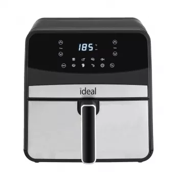 Fritadeira de ar quente Eldom IK1501 — 6,5 l, 1800 W, LED tátil, termostato regulável, cuba removível lavável na máquina de lavar loiça