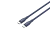 Cabo CANYON CC60SC10 C-C 60W 1m silicone azul-escuro