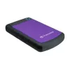 Transcend StoreJet 25H3P - Disco rígido - 4TB - externo (portátil) - 2.5 (6,4 cm) - USB3.0 - AES de 256 bits - roxo (TS4TSJ25H3P)