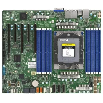 Supermicro - Motherboard MBD-H13SSL-N-B, AMD, Socket SP5, AMD EPYC 9004, Socket SP5, DDR5-SDRAM, máx. 3 TB DDR5 DIMM SATA 6 GB/s gráficos USB 3.1 USB 3.0 USB 3.0 RJ-45 VGA PCI-Express