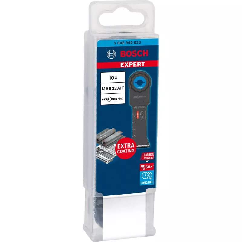Bosch Expert MetalMax MAII 32 AIT lâminas de serra de mergulho, 32 mm, 10 unid., 2608900023