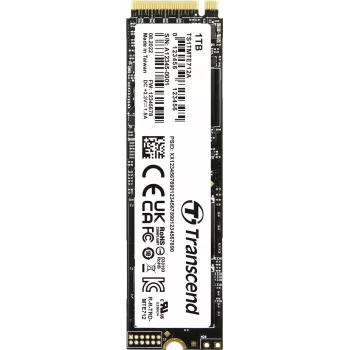 Transcend MTE712A - SSD - encriptado - 1 TB - interno - M.2 2280 (bilateral) - PCIe 4.0 x4 (NVMe) - AES de 256 bits - Self-Encrypting Drive (SED), TCG Opal Encryption 2.0 (TS1TMTE