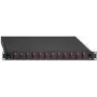 Painel de patch de fibra ótica Rutenbeck 2280300240 LC Duplex MM 24 portas 1U (48,3 cm)