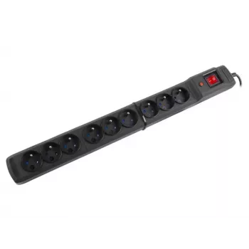 Proteção contra sobretensão Armac M9/15/CZ preto 9 tomadas AC 250V 1,5m
