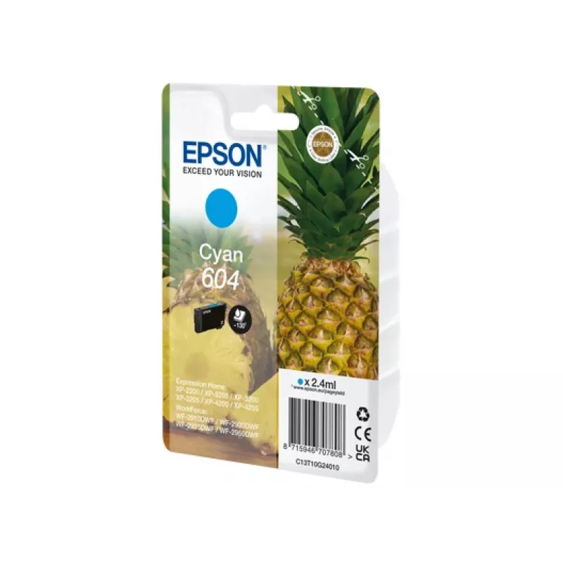 Epson 604 cartucho de tinta 1 unid. original capacidade standard ciano