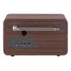 Rádio DAB+ portátil Imperial DABMAN i170 — sintonizador FM/DAB+, 10 W RMS, ecrã de 6,1 cm (2,4 inch), 3,5 mm, USB-A, preto/madeira