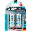 1x2 pilha recarregável Ansmann maxe NiMH Baby 4500 mAh alemã (5035352)