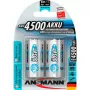 1x2 pilha recarregável Ansmann maxe NiMH Baby 4500 mAh alemã (5035352)